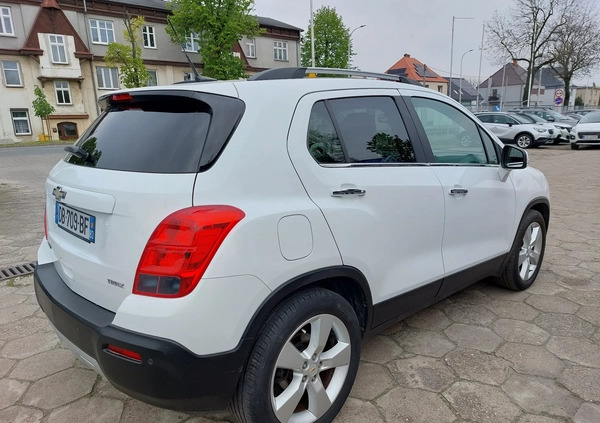 Chevrolet Trax cena 32900 przebieg: 154125, rok produkcji 2013 z Maków Podhalański małe 326